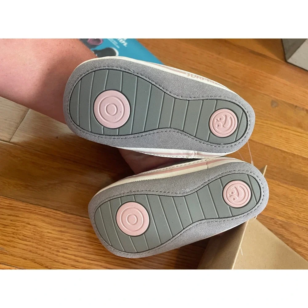 Surprize by Stride Rite Baby Shoes Grey Heather Stage 1 Prewalker 18-24 Months